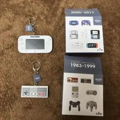 ゲームハードキーホルダー　NES WiiU ニンテンドーミュージアム