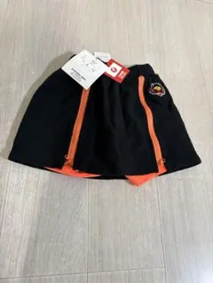 HYSTERIC MINI黒オレンジ ジッパー付きスカート 新品最終オークション