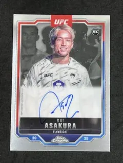 Topps Chrome UFC 朝倉海 ルーキー直筆サイン