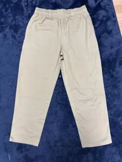 GU イージーパンツ ベージュ XLサイズ ウエストゴム テーパード