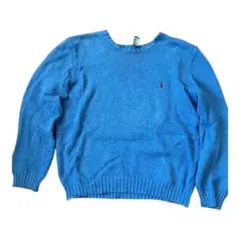 00s archive Poloクルーネック ニットセーター
