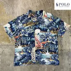 90s Polo Ralph Lauren アロハシャツ フラガール ハワイアン 90s Polo Ralph Lauren アロハシャツ フラガール ハワイアン - メルカリ