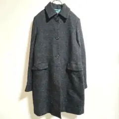 トゥモローランドコレクション　ロングコート　黒　サイズ38のサムネイル