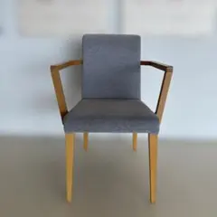 グレー 布製 アームチェア