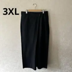 GU ジーユー レディース ラップスラックスZ+E ストライプ 3XLサイズ