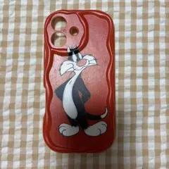 iPhone17用ケース シルベスター・キャット