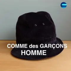 COMME des GARÇONS HOMME ストライプキャスケット BLK - メルカリ