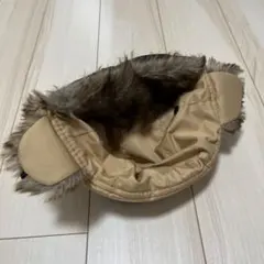 フライトキャップ ベージュ フェイクファーのサムネイル