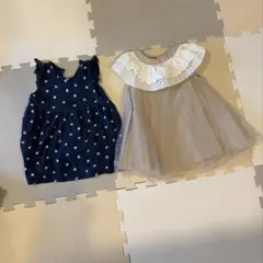 ワンピース75cm 80cm セット販売のサムネイル