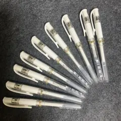 ユニボール シグノ 太字 UM-153 ホワイト　9本セット