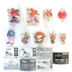 ズートピア　ニック　肩ズン　まちぼうけ　ならぶんです　9点まとめ売り　ガチャ