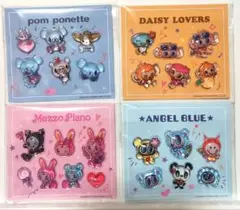 セブンイレブン 非売品 ナルミヤキャラクターズ オリジナル ぷっくりシール 4種
