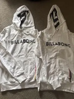 美品 BILLABONG フードパーカー M/S セット ペアルック