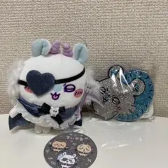 ちいかわ　てんし・あくま大きめマスコット　キラキラキーホルダー　モモンガセット