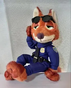 上海ディズニー正規品】ズートピア ニック ぬいぐるみ 警察官