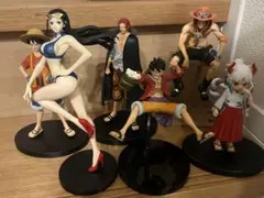 ワンピース　シャンクス ルフィ　エース他　ジャンク　フィギュア　まとめ　セットのサムネイル
