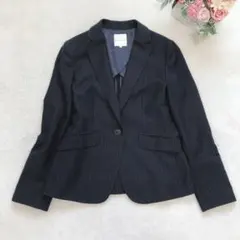 クミキョク テーラードジャケット ストライプ ビジネス スーツ オフィス 仕事のサムネイル