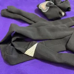 H31-3 元祖ねここの正絹襷(腰紐)シュシュはオマケ　弓道襷掛け