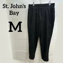 St. John's Bay アクティブパンツ 【M】ブラック 黒 ストレッチ