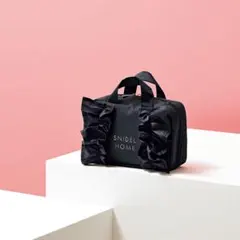 SNIDEL HOME ブラックポーチ フリル付き　付録