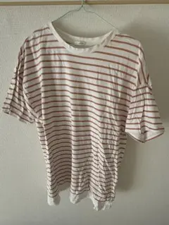 GLACIER ストライプ 半袖Tシャツ L