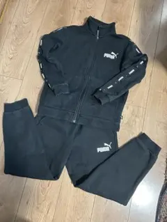 PUMA ブラック ジャージ 上下セット 140