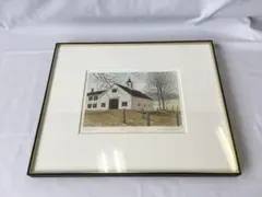 版画】キャロル・コレット「Blue Hills」絵画 インテリア カナダ作家
