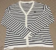 LACOSTE ボーダーカーディガン