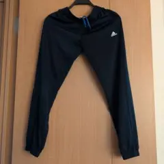 adidas 黒 長ズボン 150　ジャージ