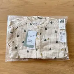 H&M 洋梨柄 長袖シャツ 105cm
