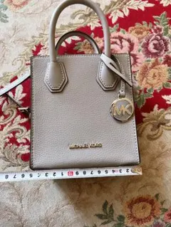 MICHAEL KORS グレー レザー ハンドバッグ