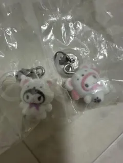 サンリオキャラクターズ めじるしアクセサリー ふわふわスノー マイメロ　クロミ