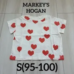 【美品】MARKEY'S HOGAN ハート　Tシャツ　95 100のサムネイル