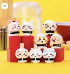 ちいかわラーメン　豚　ソフビフィギュアコレクション　うさぎ　シーサー　モモンガ