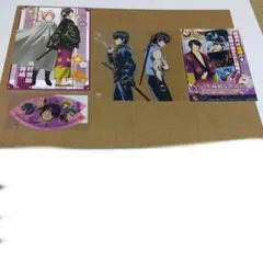 銀魂　キャラポップストア。ポストカード　円盤に付いていた切り抜きジャケットなど
