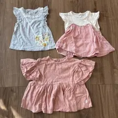 80cmベビー服 トップス3点セット まとめ売り