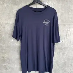 Herschel ネイビー Tシャツ L