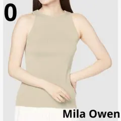 Mila Owenリブニット タンクトップ 0 オリーブのサムネイル