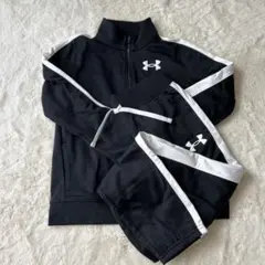 Under Armour ジャージセット ブラック/ホワイト