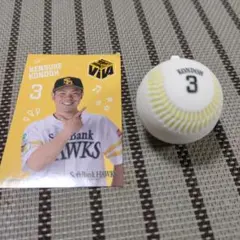 福岡ソフトバンクホークス　近藤選手　ステッカー＆キーホルダー