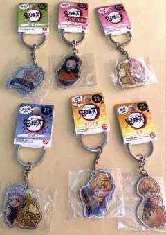 鬼滅の刃 ご当地 キーホルダー 6種