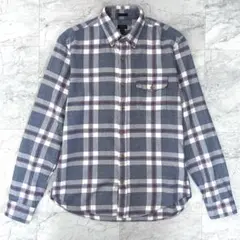 ジェイクルー フランネル チェック シャツ ワイシャツ Yシャツ ネルシャツ M