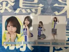 藤嶌果歩4種コンプ 横浜DeNAベイスターズユニフォーム 日向坂46 生写真