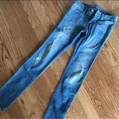 デニム　スキニー