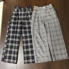 PINK-latte 起毛パンツ　2点