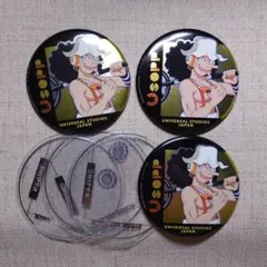 ワンピース USJ 缶バッジ ウソップ