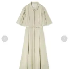 【値下げ中】SNIDELスリットスリーブフレアワンピース