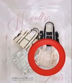 【NICE CLAUP/ナイスクラップ 】ノベルティートートバック ピンク