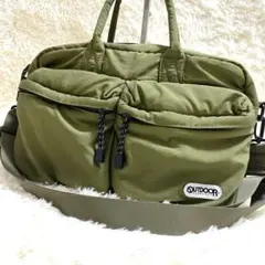 OUTDOOR PRODUCTS 2WAY ショルダーバッグ カーキ 極美品 - メルカリ
