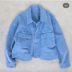 ★美品◆ロクビューティアンドユース◆Wrangler × 6デニムボアジャケット ☆美品◇ロクビューティアンドユース◇Wrangler × 6デニムボア